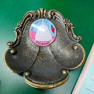 Vintage trinket dish ash tray souvenir Washington D.C. U.S. capital